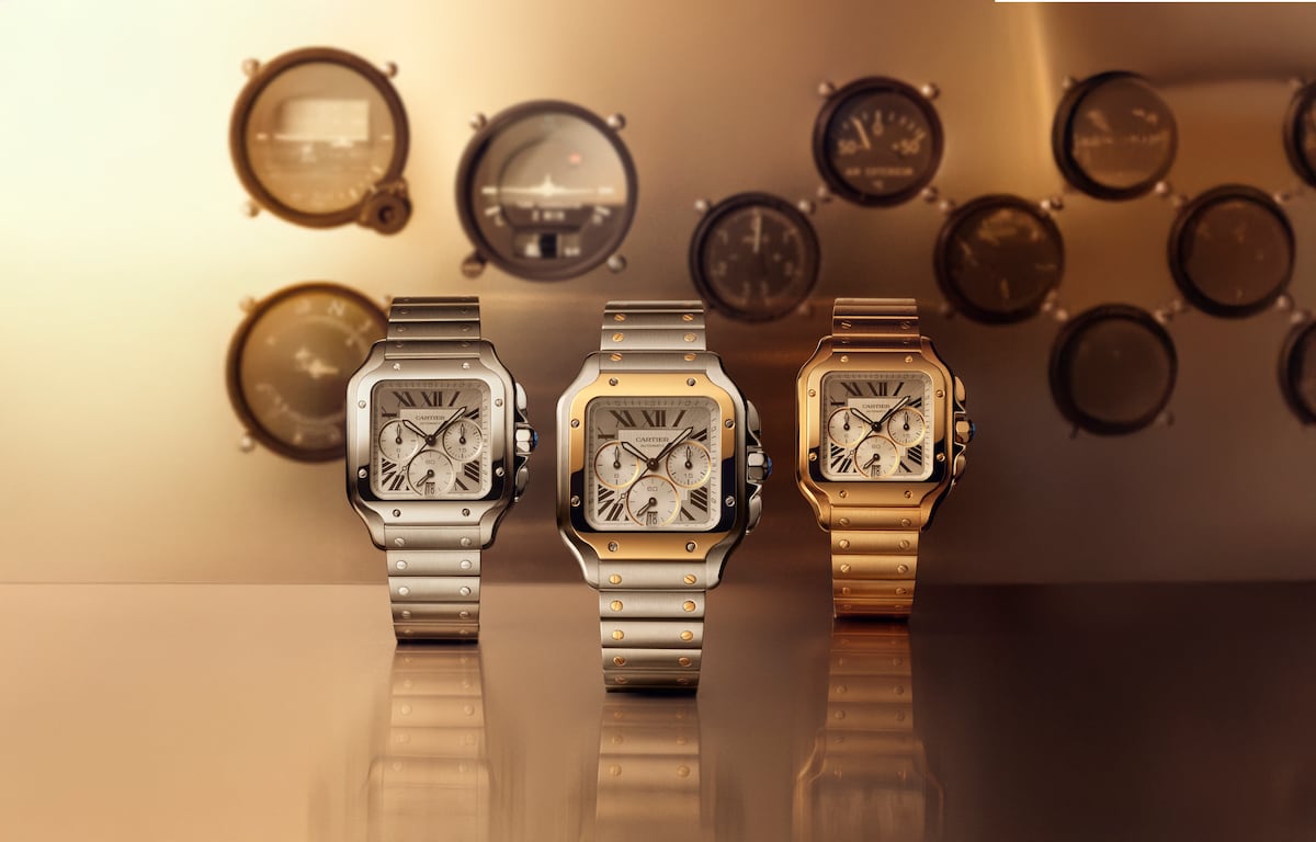 Santos de Cartier Cronógrafo: una pieza que desafía el tiempo con elegancia