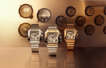 Santos de Cartier Cronógrafo: una pieza que desafía el tiempo con elegancia