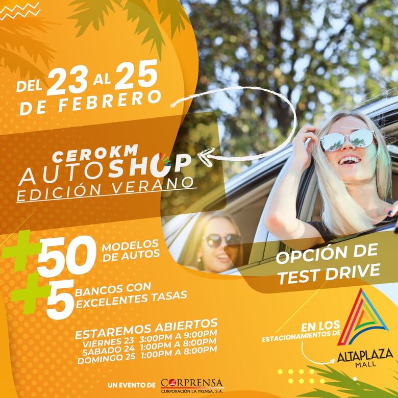Arranca en Altaplaza Mall el CeroKm Autoshop con exhibición y venta de autos