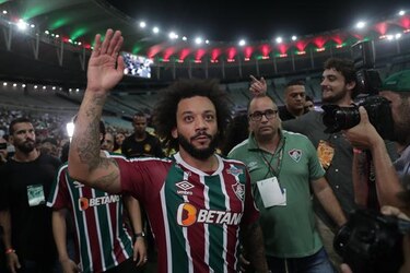 Marcelo es recibido por Fluminense en el Maracaná por más de 35 mil hinchas