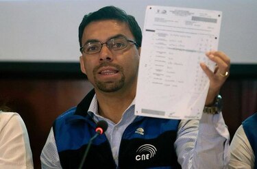 Ecuador: Anticipan que habrá una segunda vuelta electoral