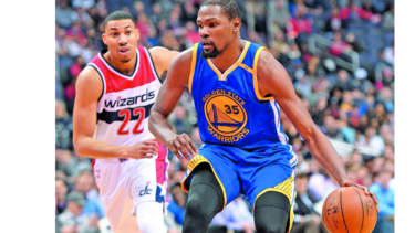 Alivio en Golden State por regreso de Durant