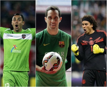 Ochoa, Navas y Bravo, de brillar en el Mundial a ser suplentes