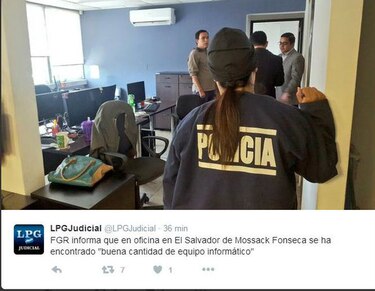 Allanan oficinas de Mossack Fonseca en El Salvador