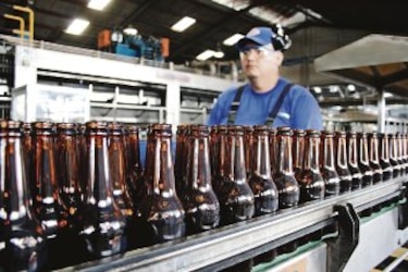 Industria cervecera subió su producción en 2.3%