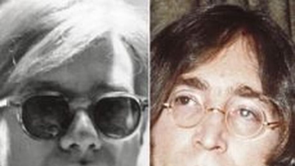 Amistad de Warhol y Lennon, al arte