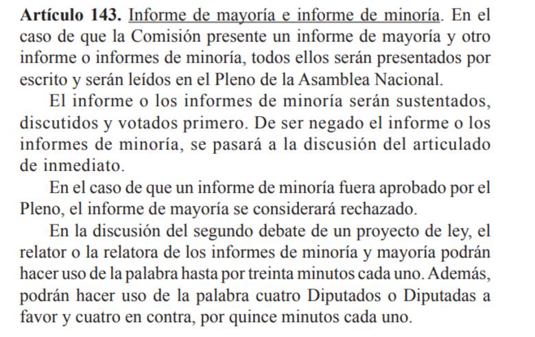 ¿Qué puede pasar con el informe de minoría sobre el proyecto de ley de amnistía?