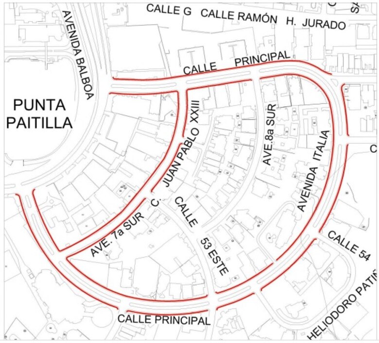 Alcaldía licita proyecto para mejorar aceras en vía Italia por $3 millones