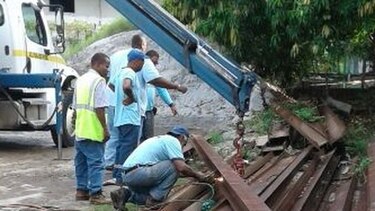 Idaan reinicia trabajos de reparación de tubería de 42 pulgadas