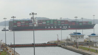 Tránsito número 500 por el Canal de Panamá sufrió atraso en Agua Clara
