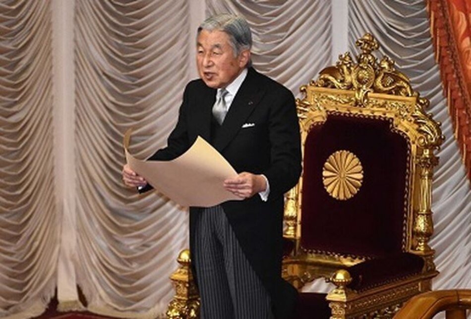 El emperador de Japón expresa su intención de retirarse
