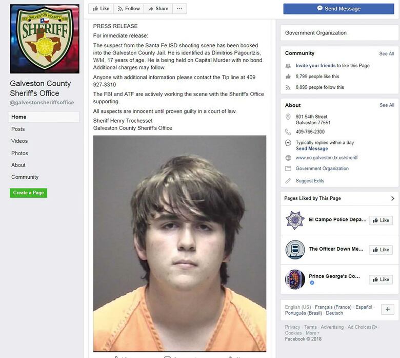 Un alumno mató a 10 personas en su escuela de Estados Unidos antes de entregarse