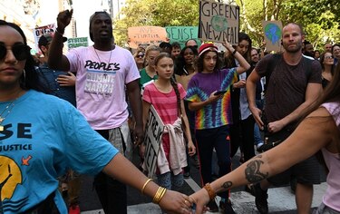 Millones de jóvenes hacen huelga global contra el cambio climático