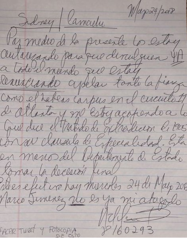 Estados Unidos: Tribunal de Apelaciones acoge solicitud de Martinelli