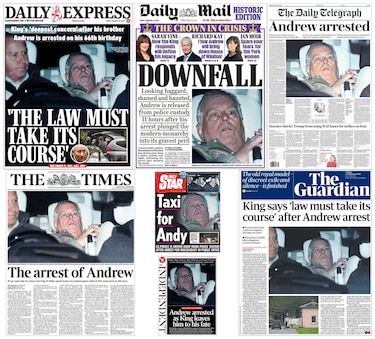 Pruebas de ADN, huellas dactilares y foto: Así fue la detención del expríncipe Andrés