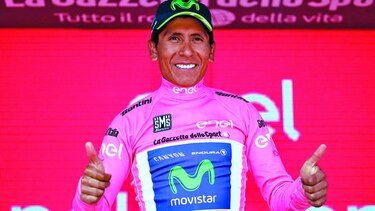Quintana tiene la ‘maglia’ rosa