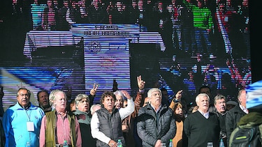 Sindicatos se unen contra ajustes de Macri
