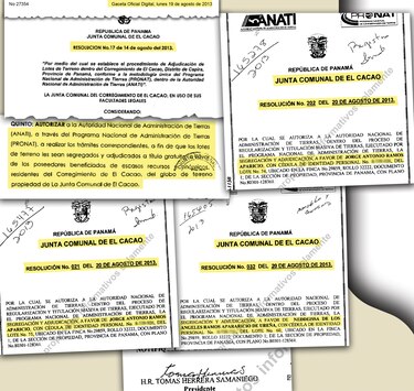 Hermano de la diputada Yanibel Ábrego y alcalde de Capira recibieron lotes gratuitos