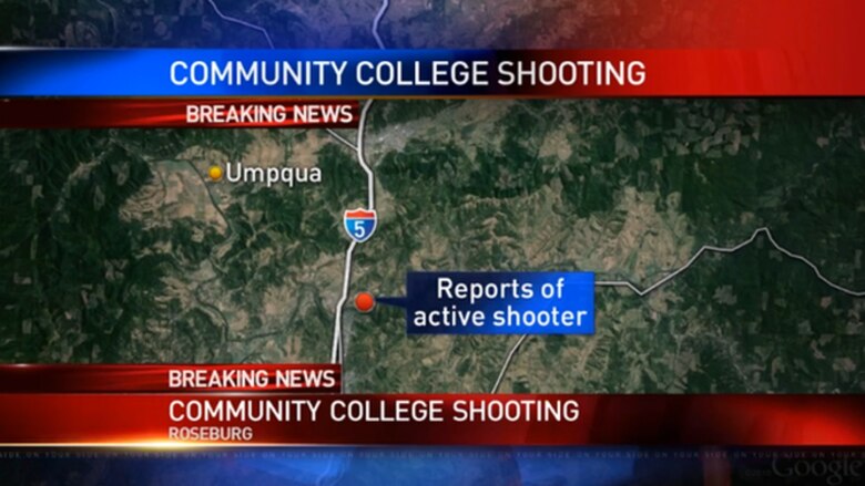 Nueve muertos por tiroteo en colegio universitario de Oregon