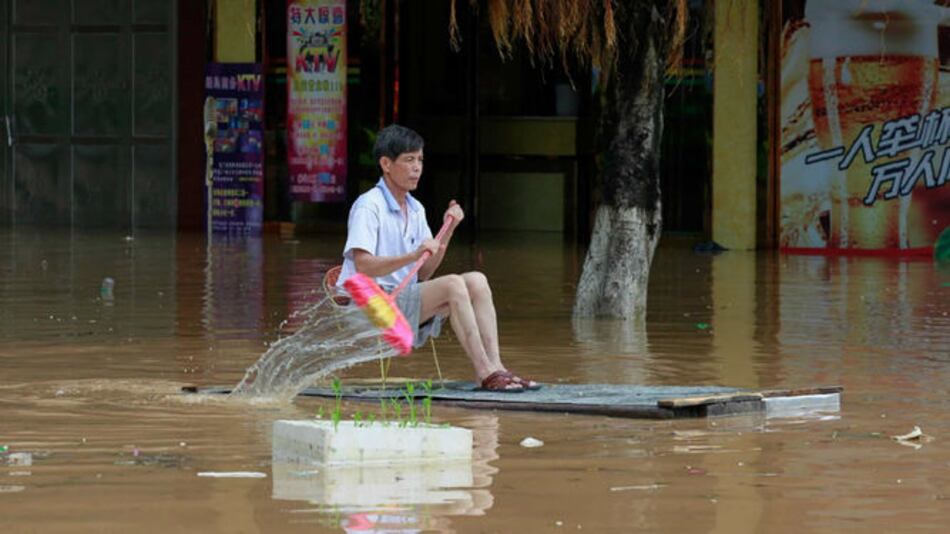 Inundaciones dejan 56 muertos en China