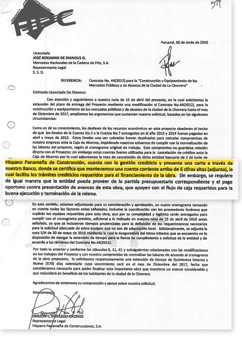 Mercados atrasados por HPC– Contratas