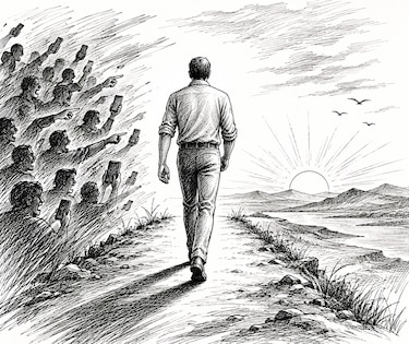 El peligro de vivir para el público: la única competencia que vale la pena