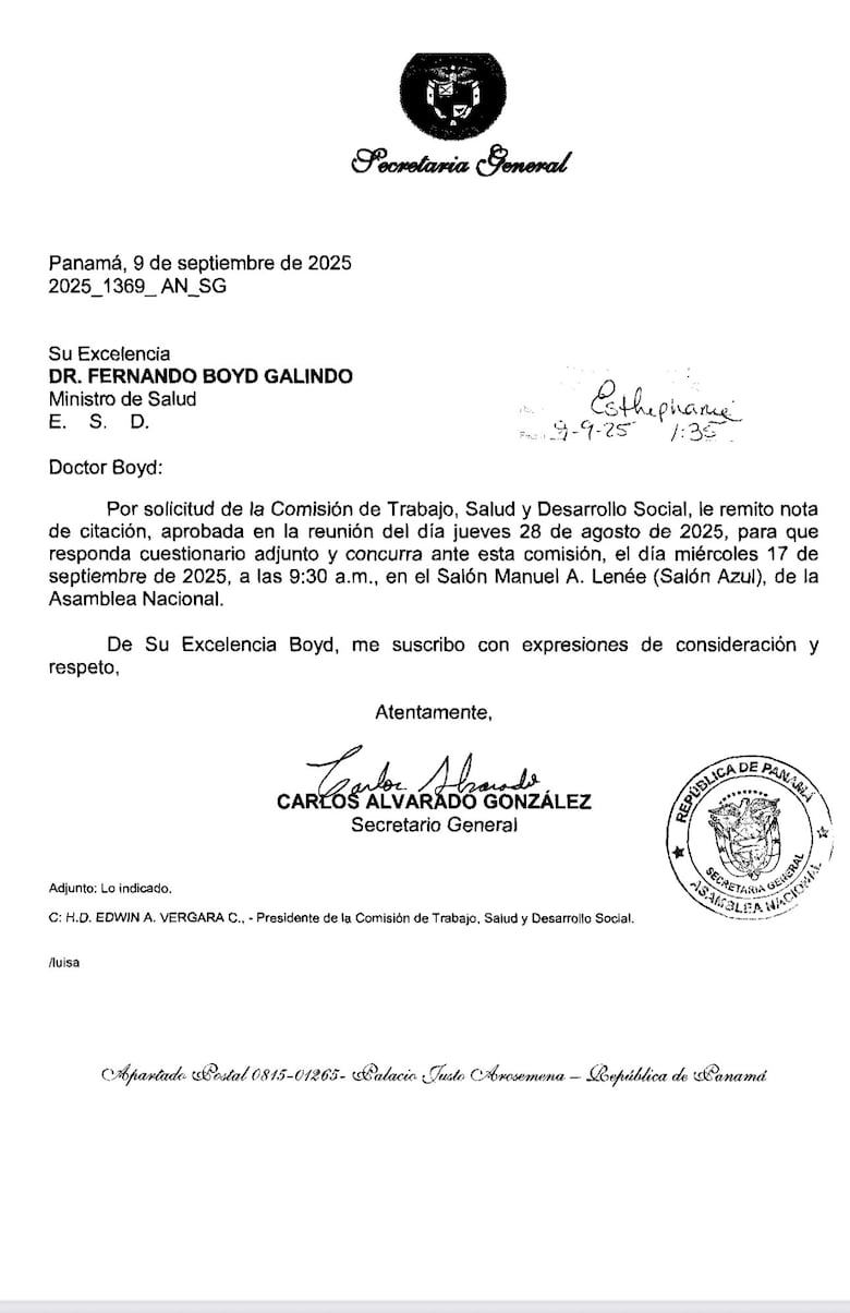 Estas son las preguntas que el ministro de Salud deberá responder por denuncias en el hospital Nicolás A. Solano