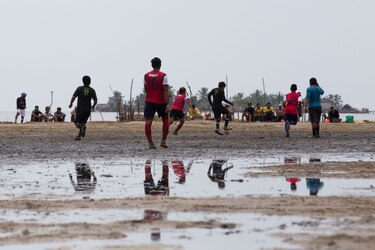El fútbol y el mar