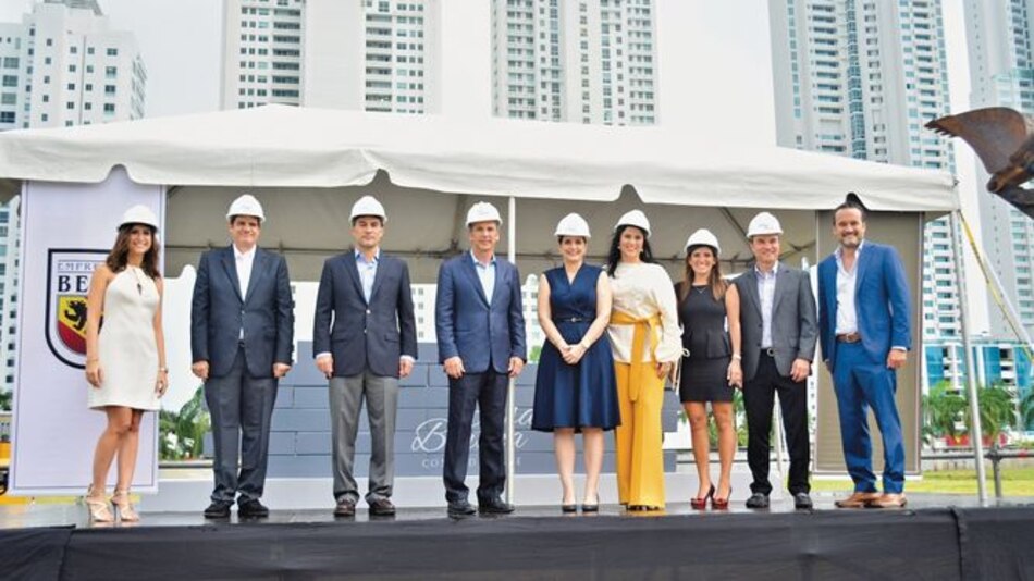 Primera piedra de Casa Bianca de Empresas Bern en Costa del Este