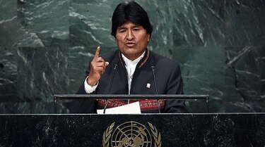 Evo Morales arremete contra la OEA en la Asamblea General de la ONU