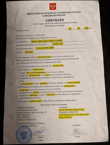 Siete panameños, contratados por Rusia y Ucrania como mercenarios en la guerra