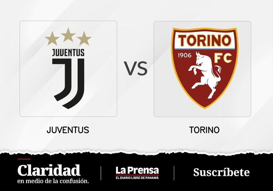 Juventus busca sumar puntos ante Torino tras detener la racha ganadora