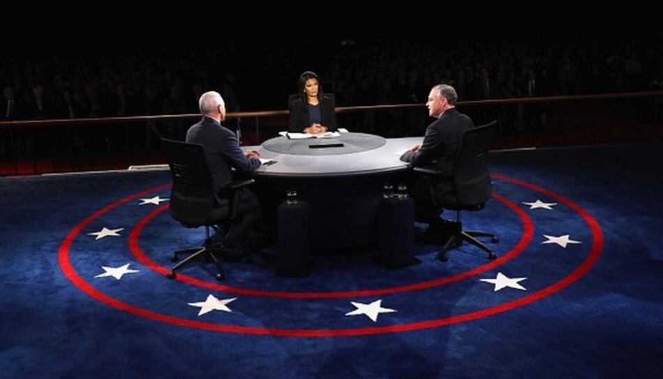 Kaine ataca y Pence responde en el debate de los candidatos a vicepresidentes