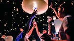 Festival de luces en el cielo