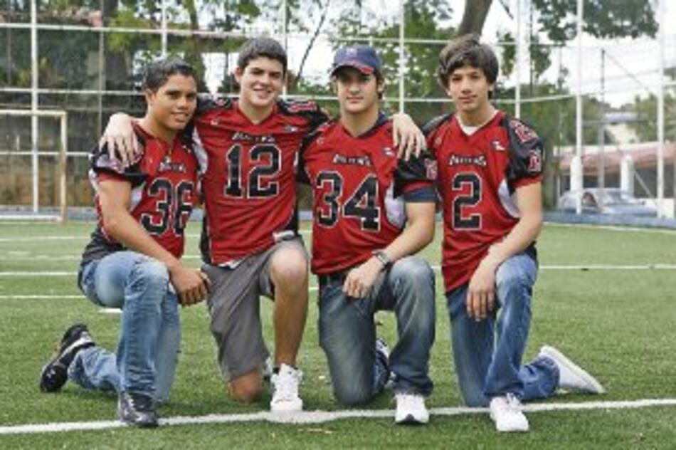 El ‘football’ los unió en Panama Marlins