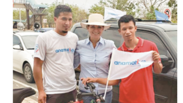 Ana Matilde Gómez lleva su campaña a la región de Azuero