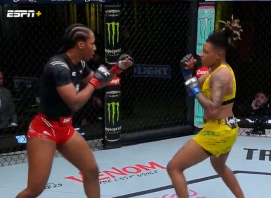 Joselyne ‘La Pantera’ Edwards consigue su primera finalización en UFC y celebra con emoción