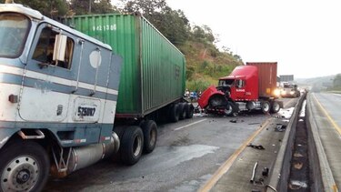 Accidente en la autopista Panamá-Colón