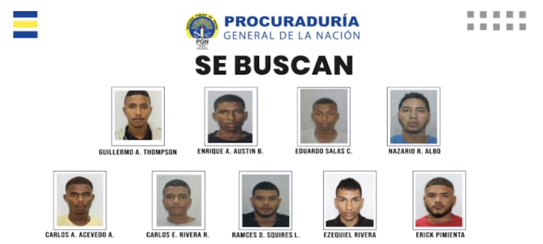 Estos son los 24 hombres más buscados por las autoridades