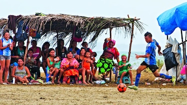 El fútbol y el mar