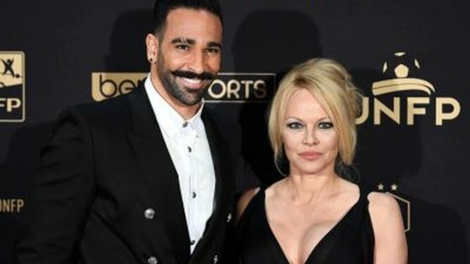 Pamela Anderson rompe con el futbolista Adil Rami