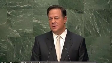 Varela anuncia en la ONU cambios al intercambio de información fiscal