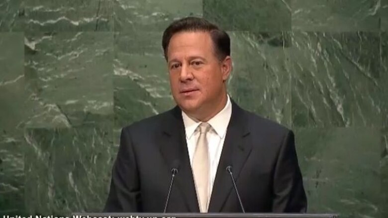 Varela anuncia en la ONU cambios al intercambio de información fiscal