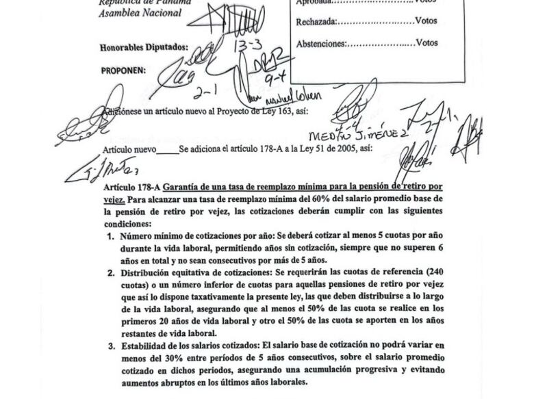 ¿Qué incluye la más reciente propuesta de modificación al proyecto de ley que reforma la CSS?