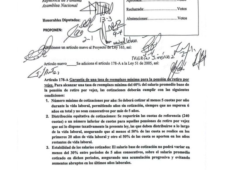 ¿Qué incluye la más reciente propuesta de modificación al proyecto de ley que reforma la CSS?