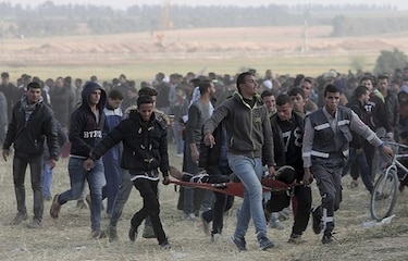 Al menos 16 palestinos mueren en Gaza durante choques con ejército israelí