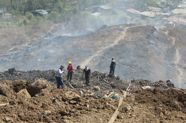Bomberos extinguieron nuevo incendio en cerro Patacón