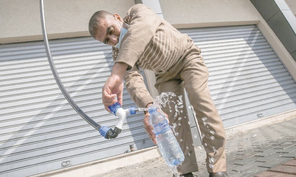 Transformando el aire de Gaza en agua para beber