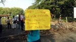 Residentes de Villa Bonita protestan por desperdicio de agua