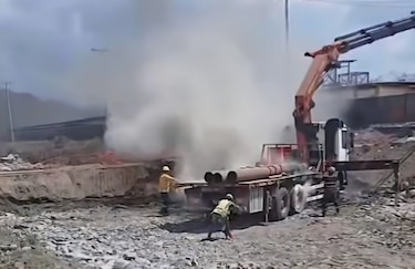 Muere trabajador tras descarga eléctrica en obras del Cuarto Puente
